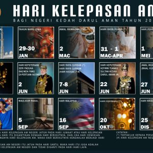Hari Kelepasan Am Negeri Kedah Tahun 2025
