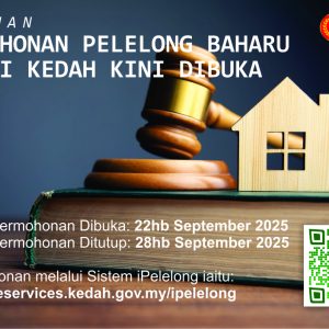 📣 HEBAHAN PERMOHONAN PELELONG BAHARU NEGERI KEDAH
